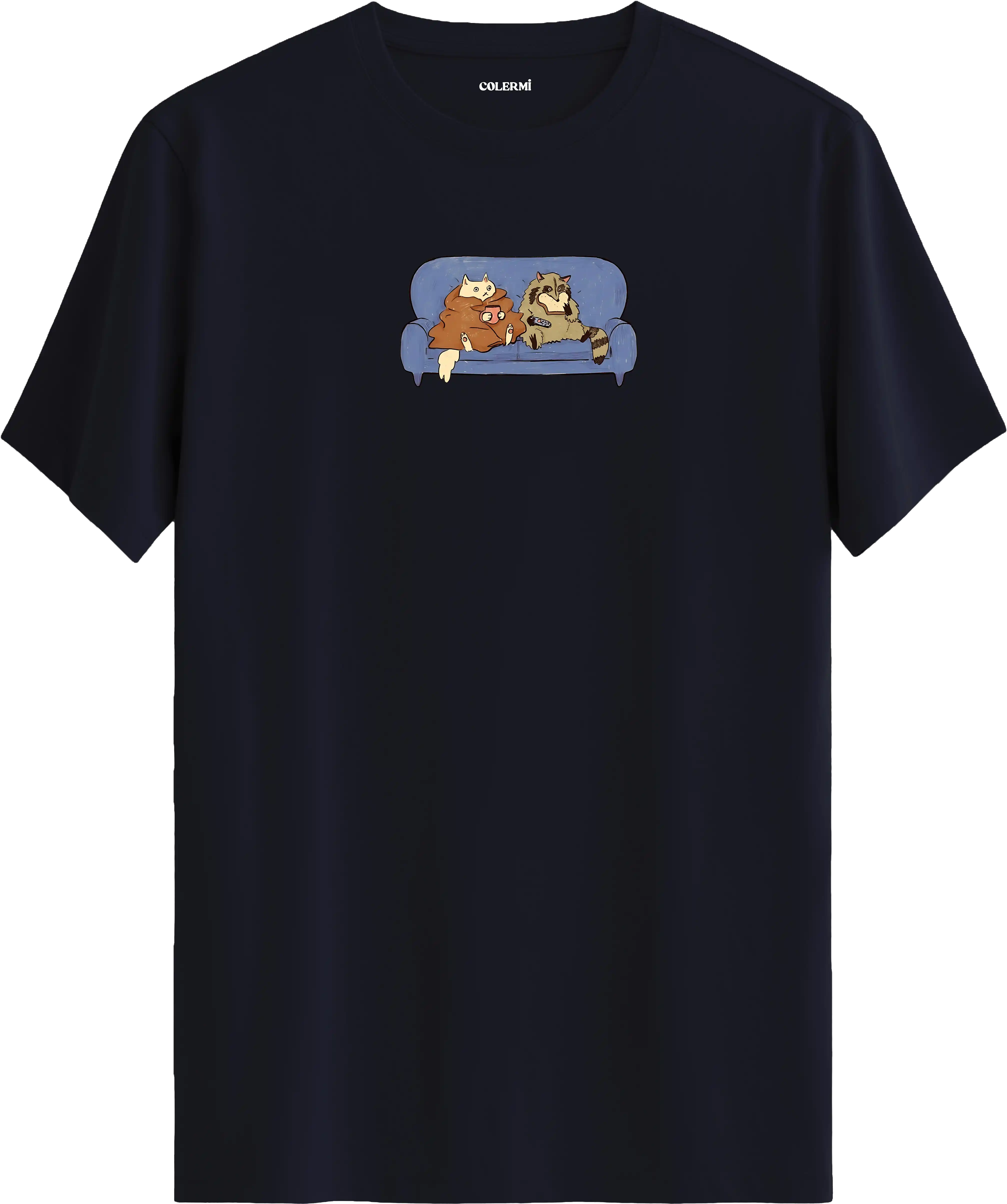 Koltuk Düşkünü Kedi Tişört