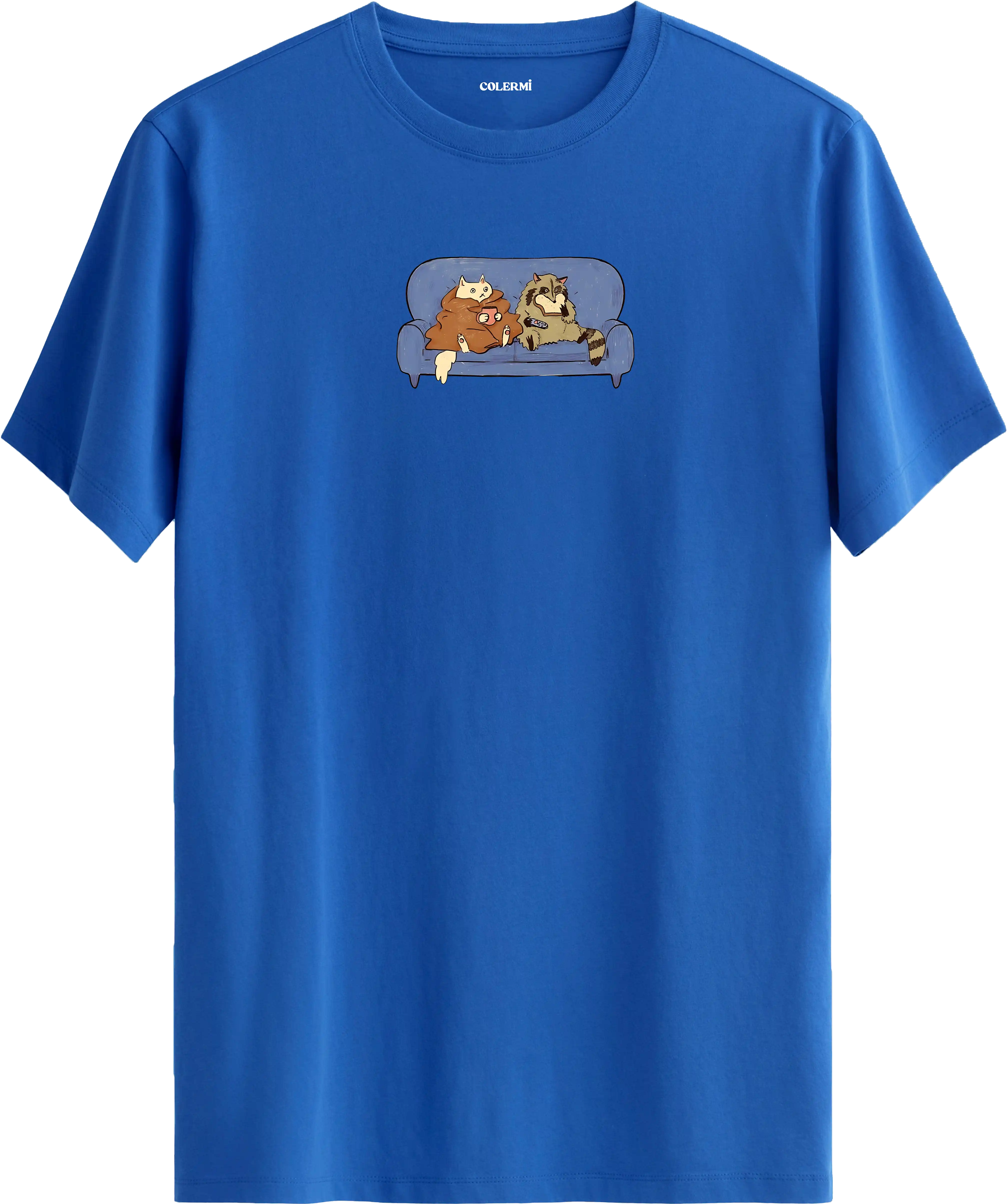 Koltuk Düşkünü Kedi Tişört