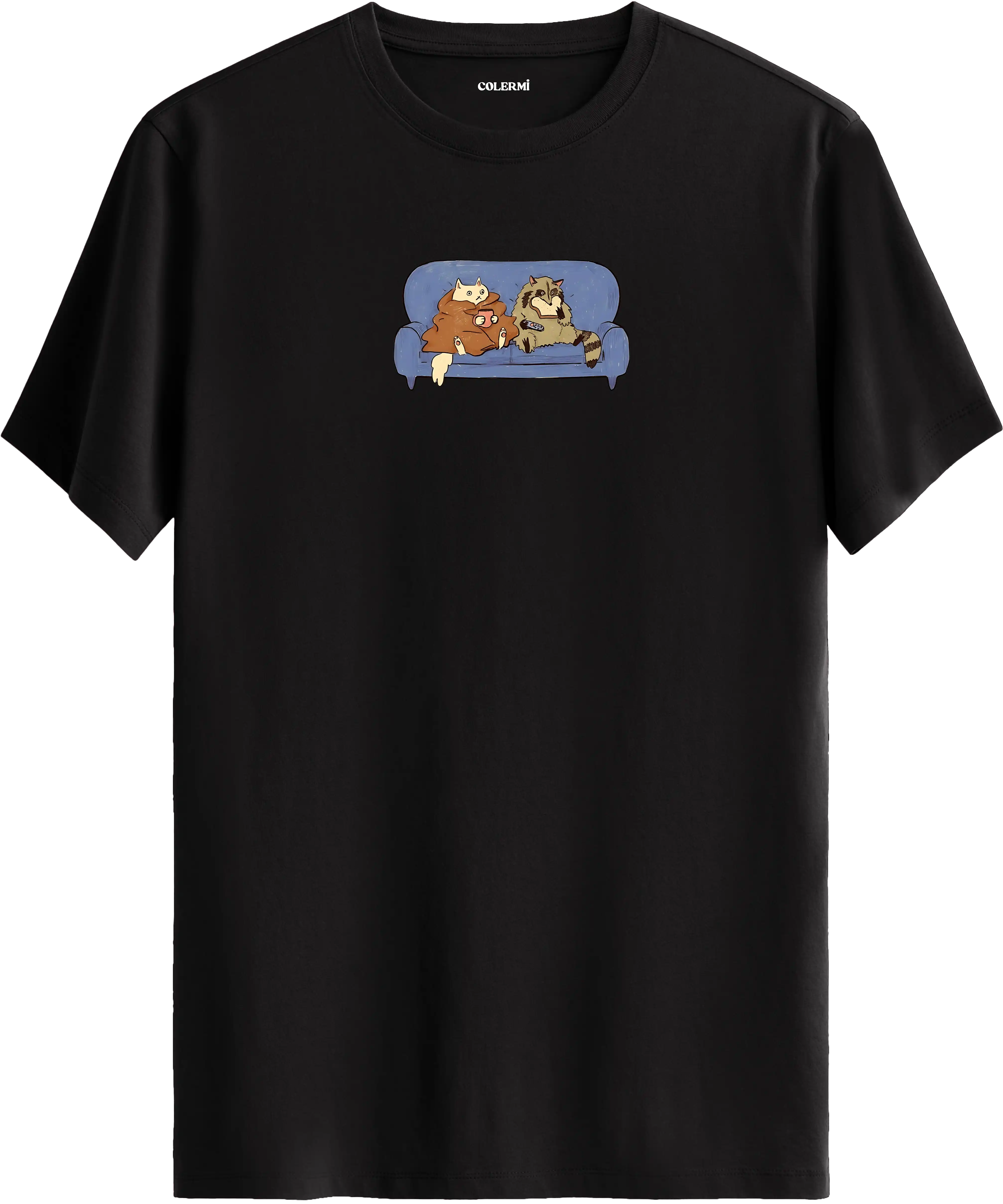 Koltuk Düşkünü Kedi Tişört