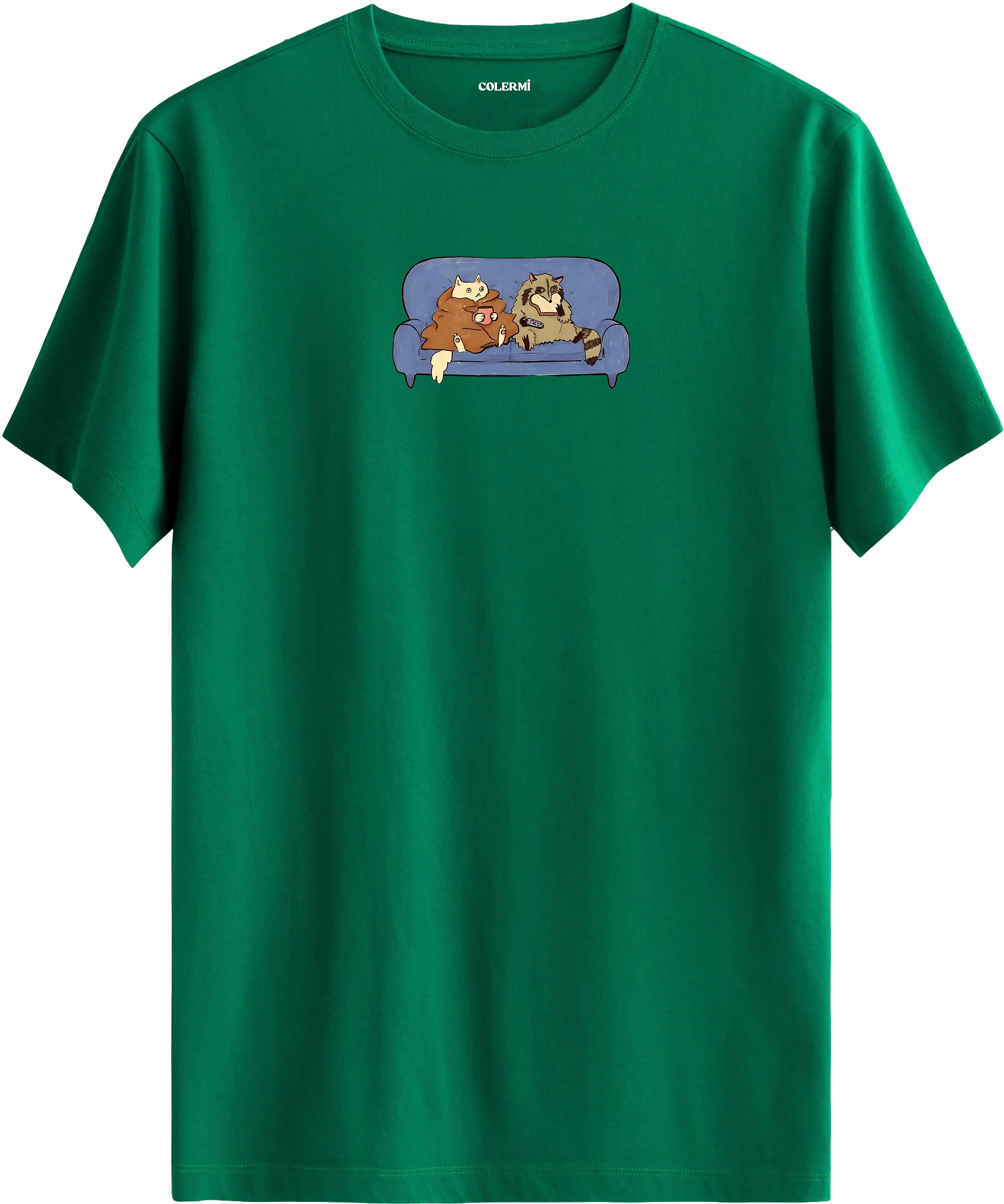 Koltuk Düşkünü Kedi Tişört