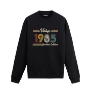 Retro tipografili Klasik Vintage 1985 Colermi sweatshirt