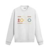 Retro çizgili Klasik Vintage 2000 Limited Edition Colermi sweatshirt