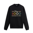 Retro çizgili Klasik Vintage 2000 Limited Edition Colermi sweatshirt