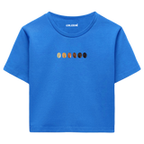 Crop T-Shirt - Kahve Tonları