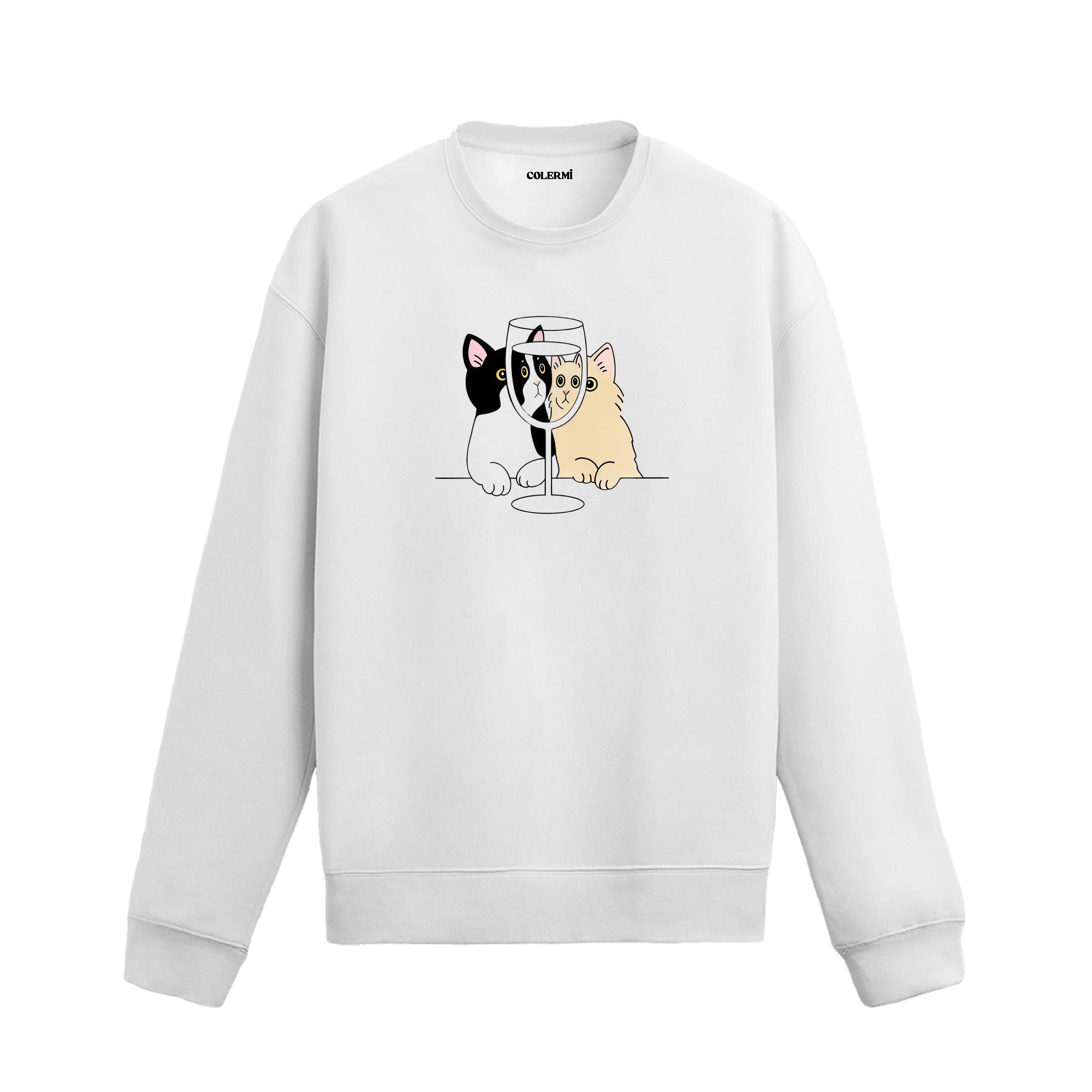 Meraklı Kediler Sweatshirt