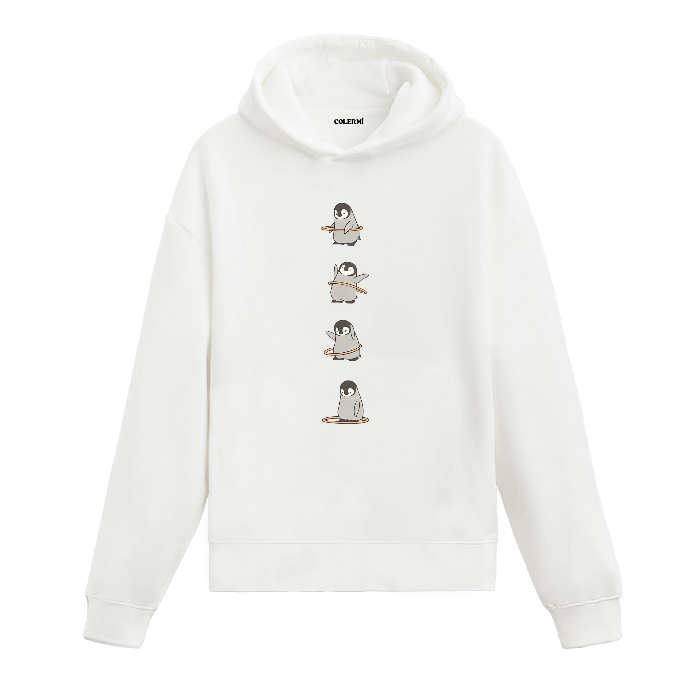 Minik Penguen Tasarım Hoodie