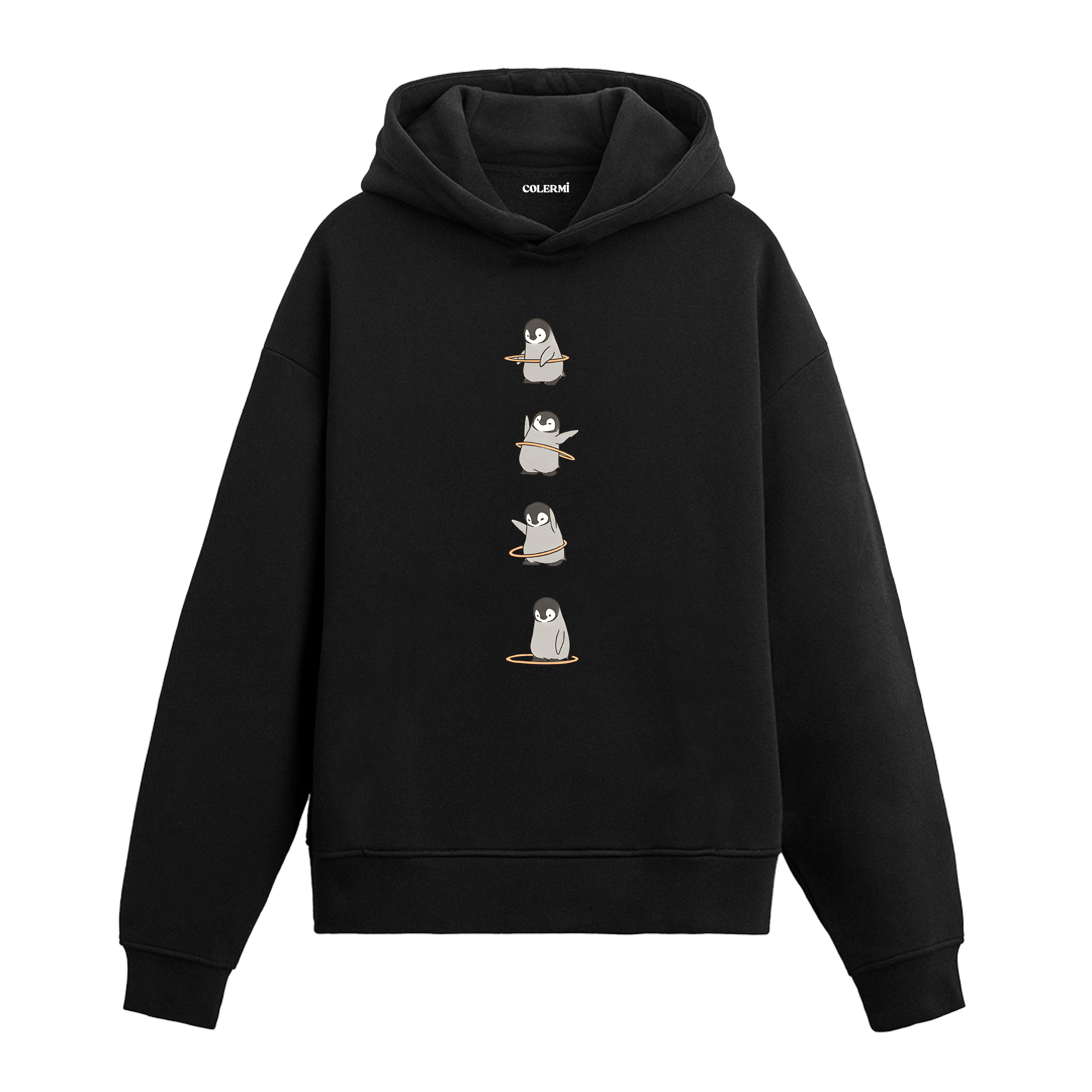 Minik Penguen Tasarım Hoodie