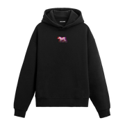 Journey of Colors Zebra Graphic Hoodie - Bold Stripes, Vibrant Energy