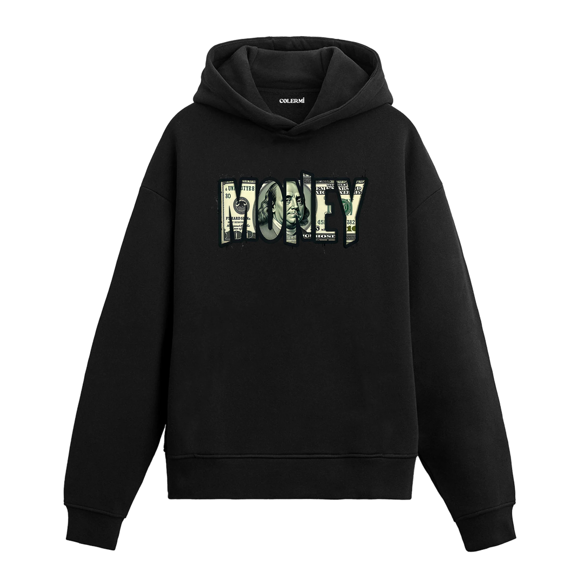 Money Yazılı Hoodie | Colermi