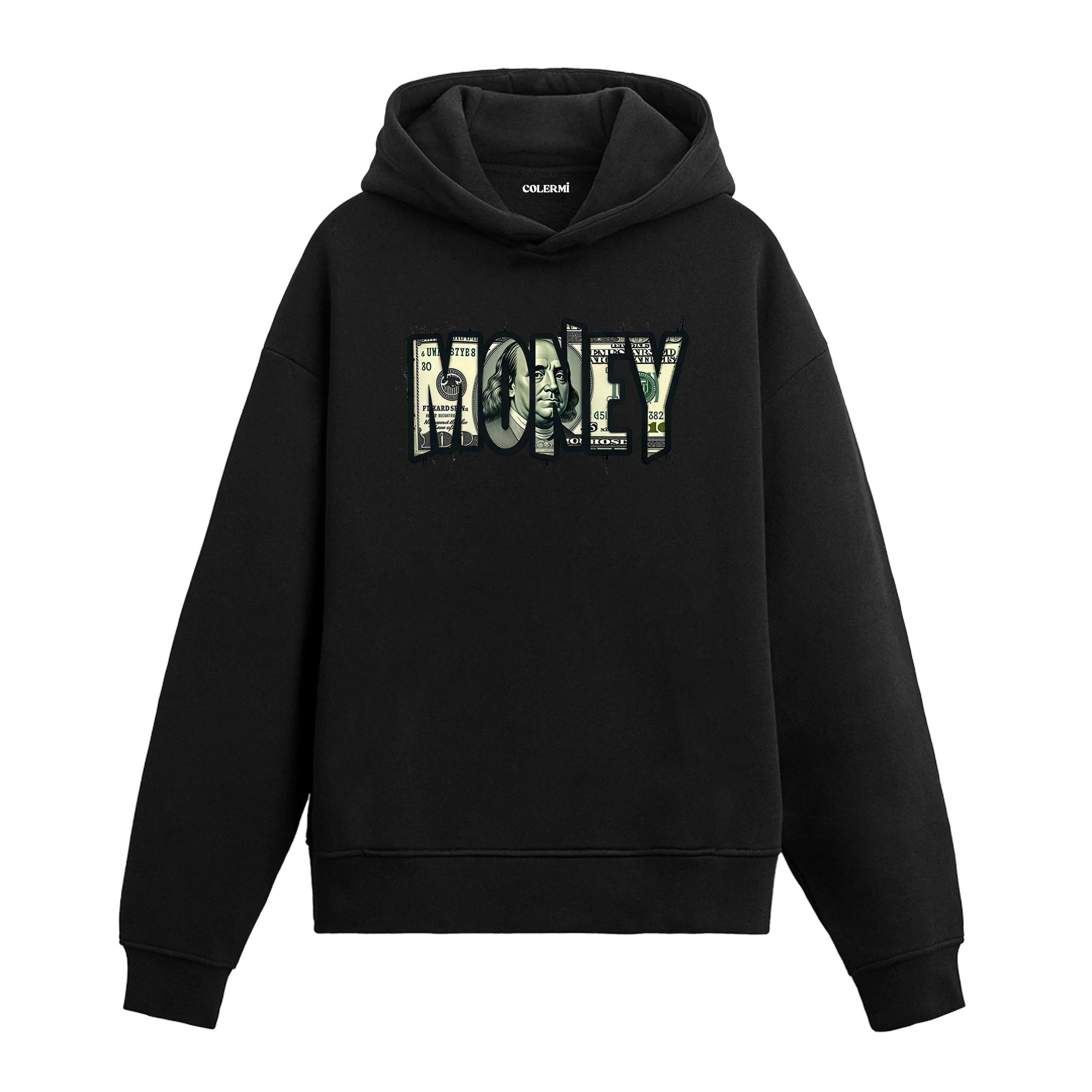Money Yazılı Hoodie | Colermi