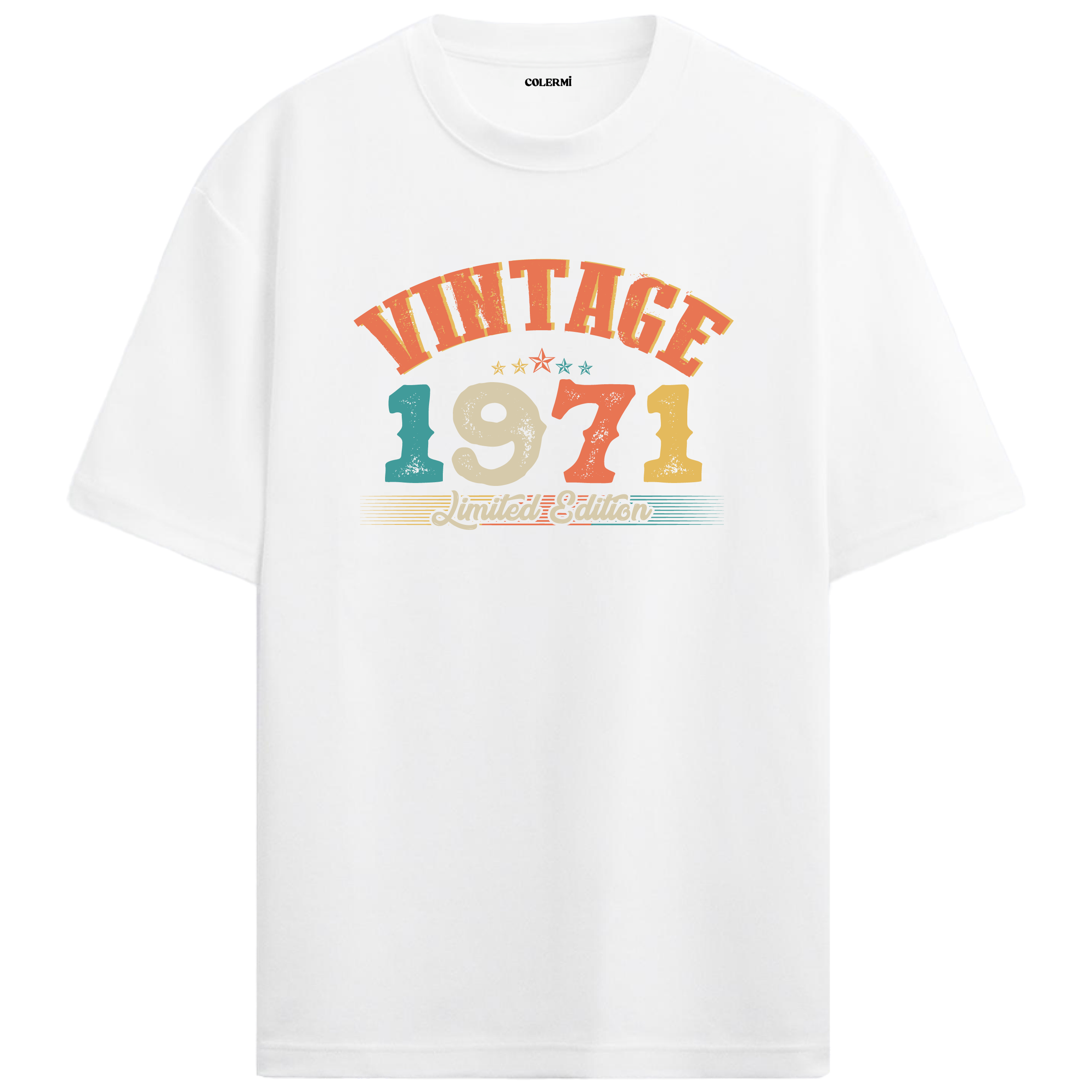 1971 Vintage Echo Oversize Tişört