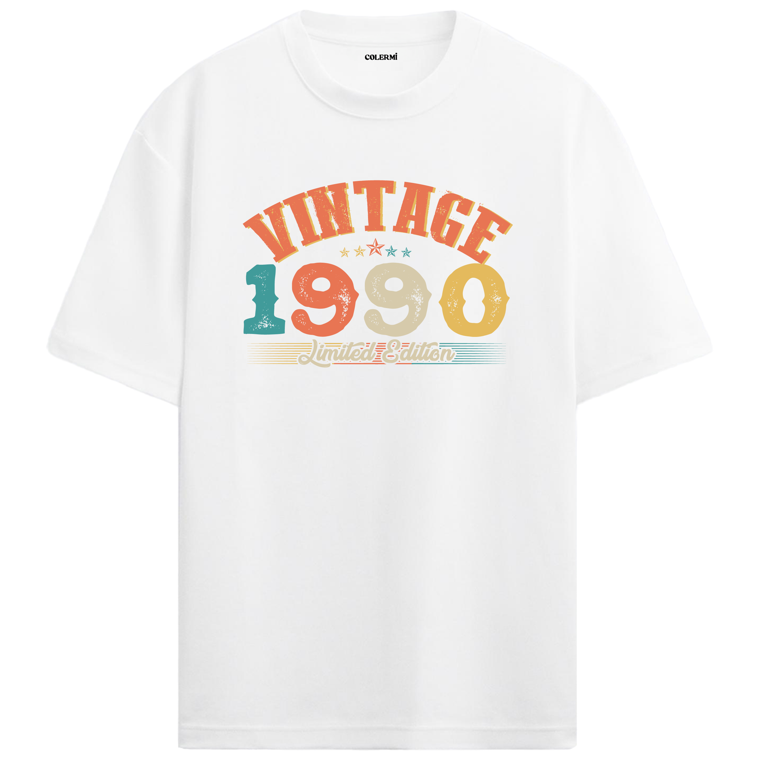 1990 Vintage Echo Oversize Tişört