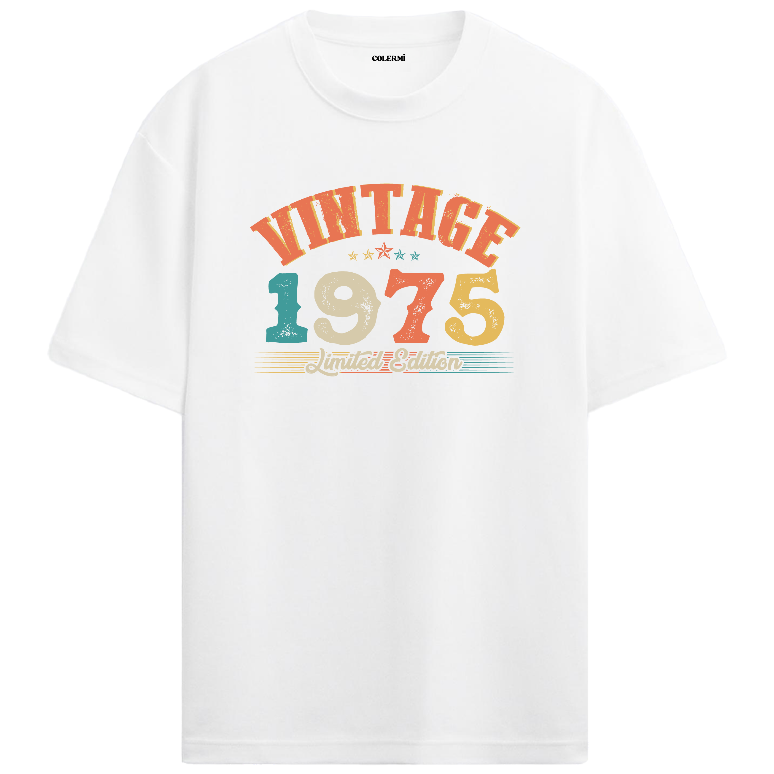 1975 Vintage Echo Oversize Tişört