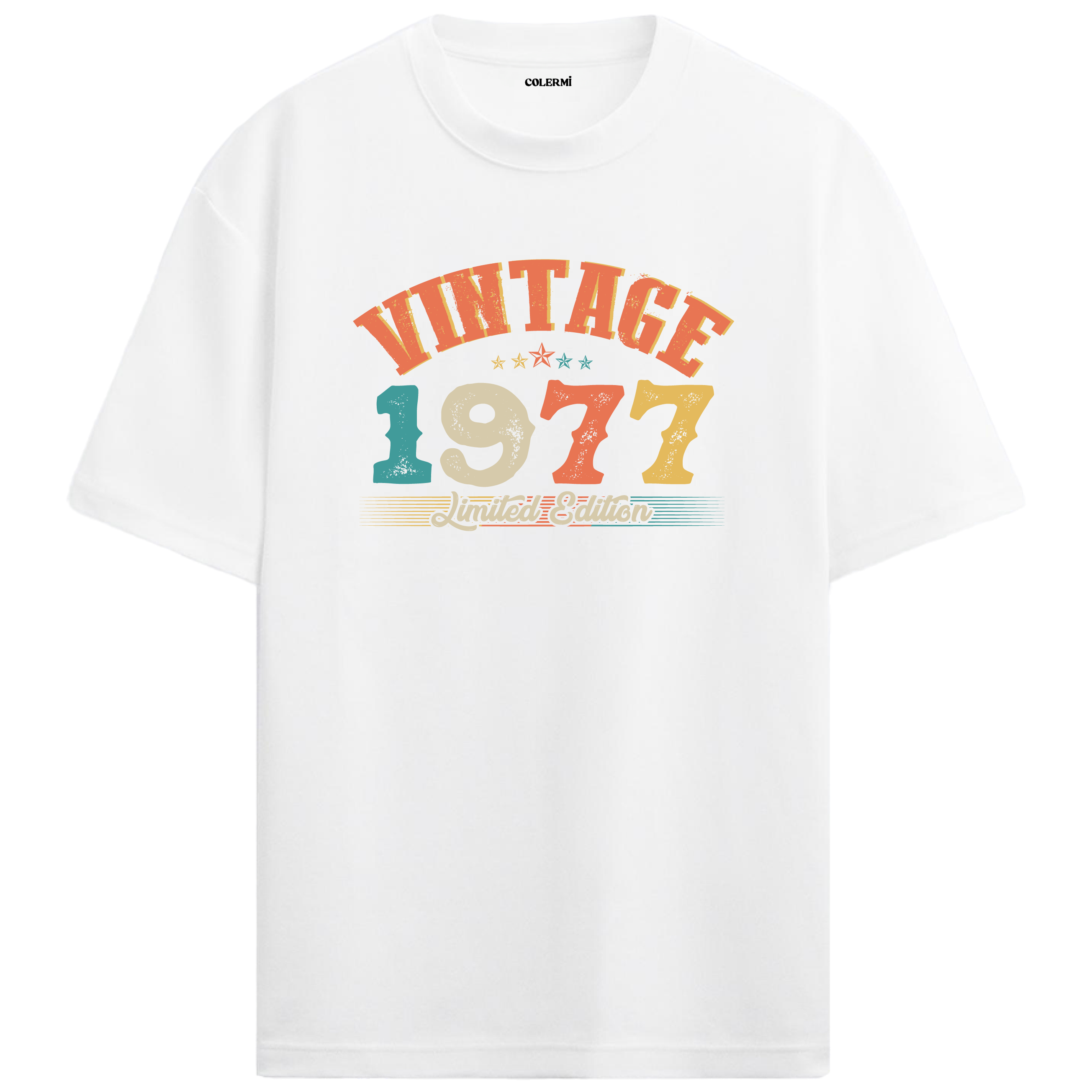 1977 Vintage Echo Oversize Tişört