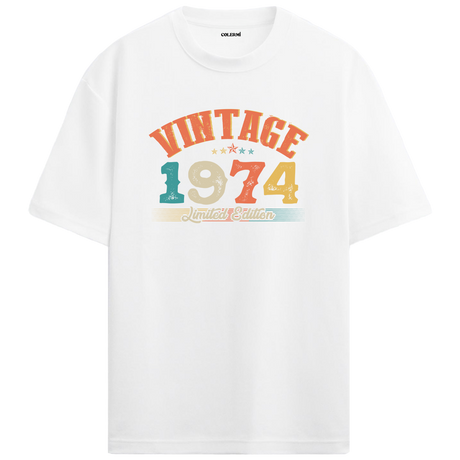 Vintage Oversized T-Shirt - Echo 1974 | Retro Classic Design