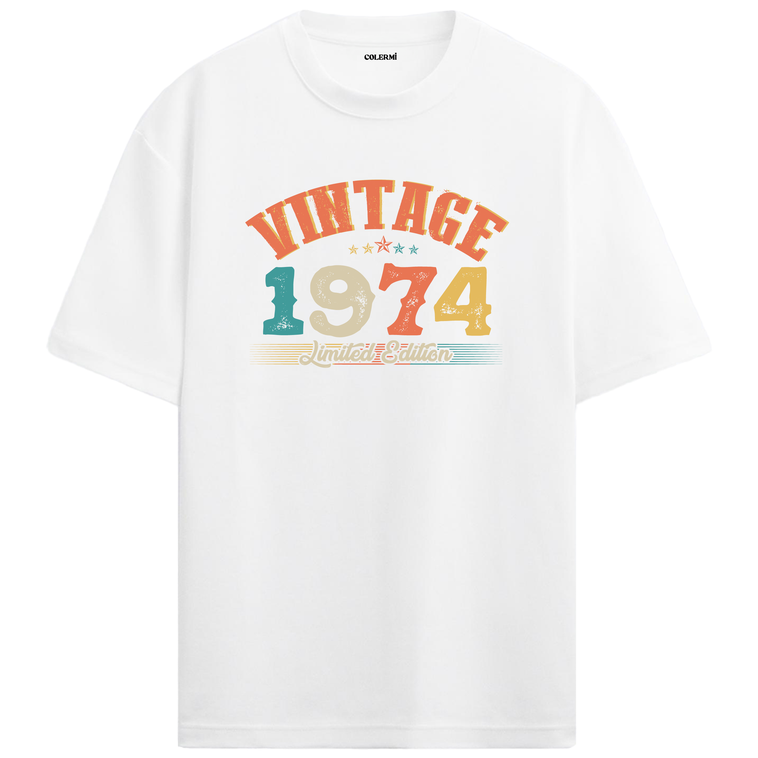 1974 Vintage Echo Oversize Tişört