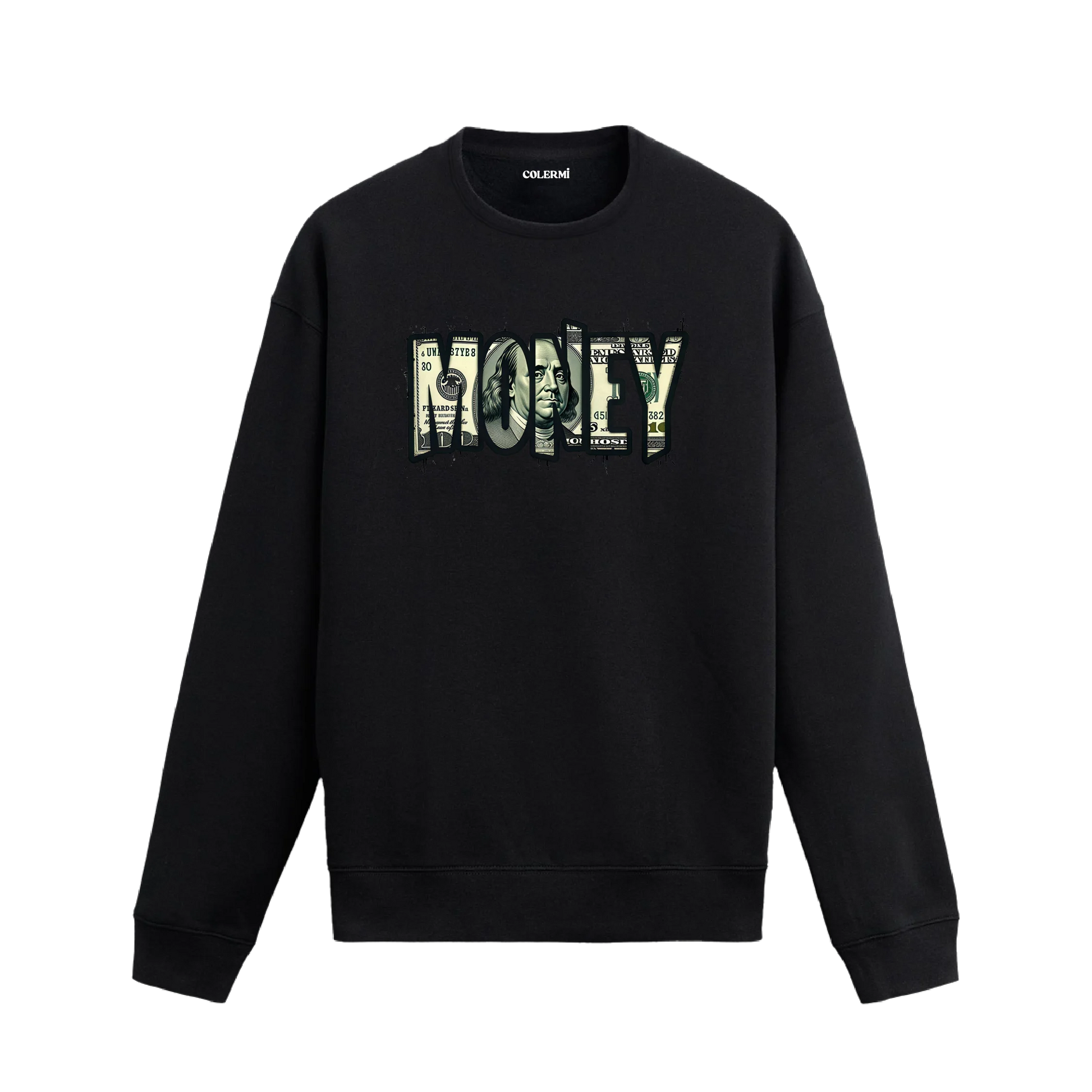 Money Yazılı Sweatshirt | Colermi
