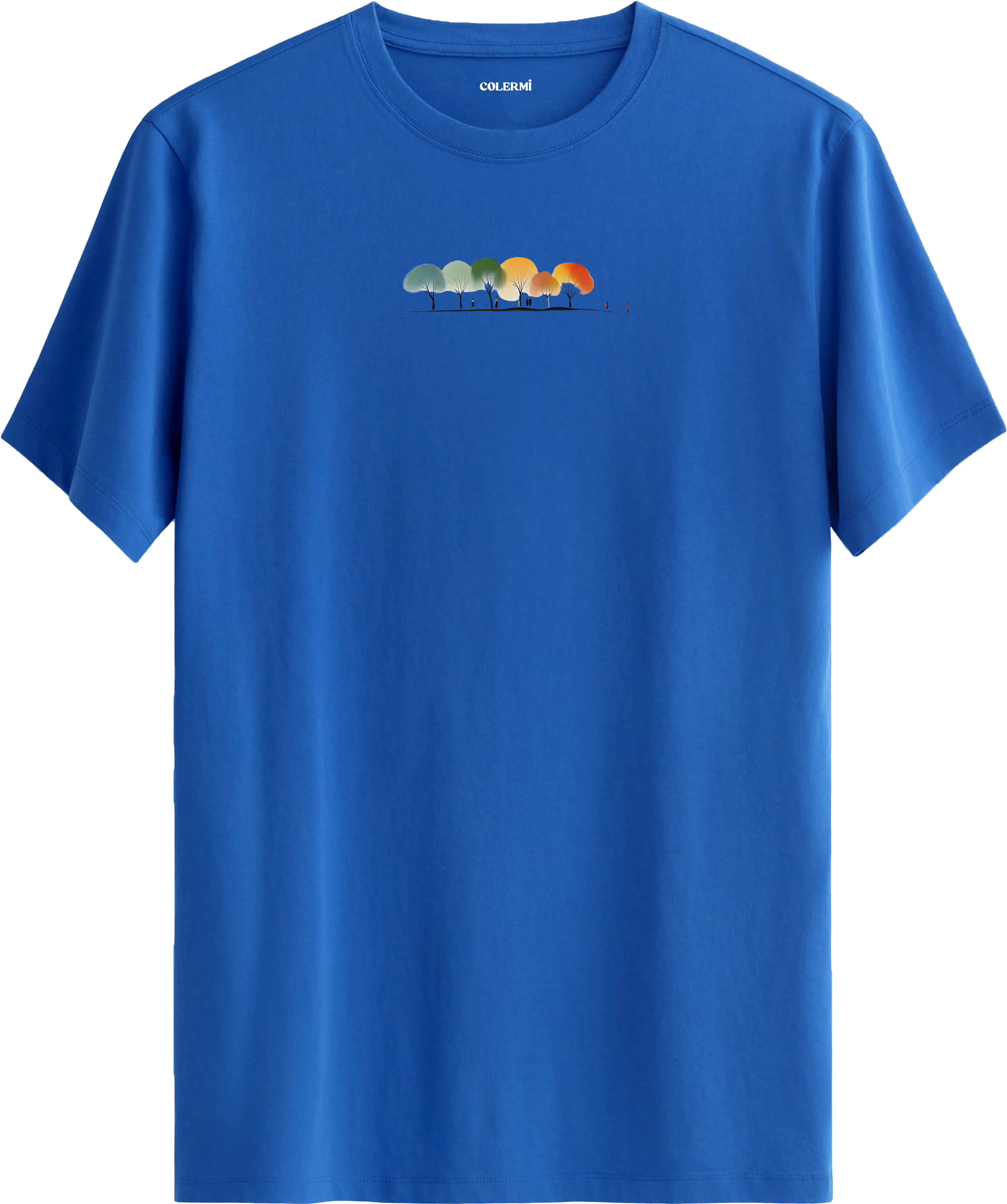 Renkli Ağaçlar Tişört