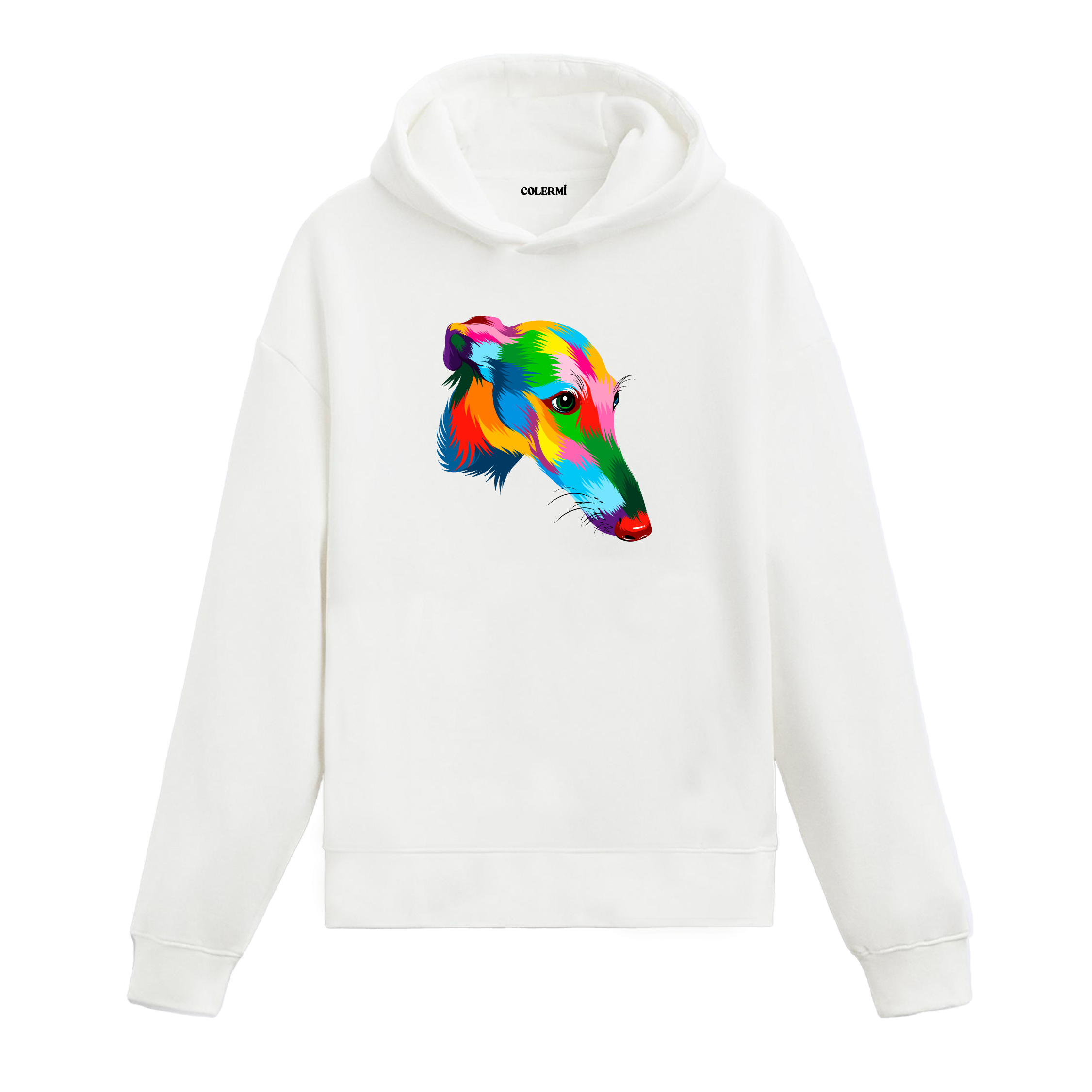 Renkli Greyhound Hoodie