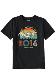 Vintage Çocuk Tişört – 2016 Doğum Tarihli Tasarım | Colermi