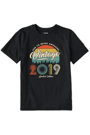 Vintage Çocuk Tişört – 2019 Doğum Tarihli Tasarım | Colermi