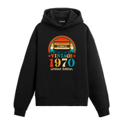 Mixtape Vintage Hoodie 1970 Retro Kapşonlu