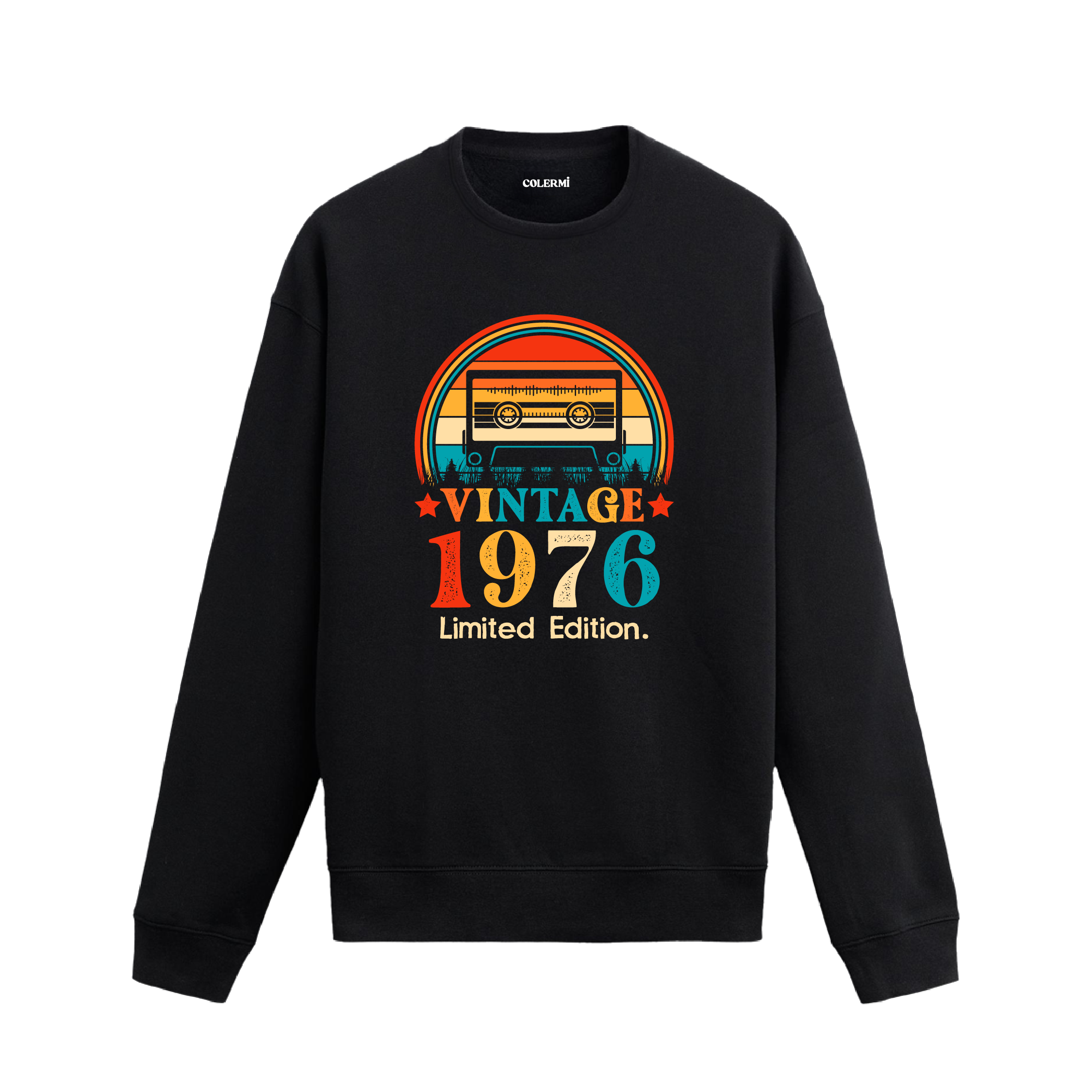 Mixtape Vintage Sweatshirt 1976 Tarihli Tasarım