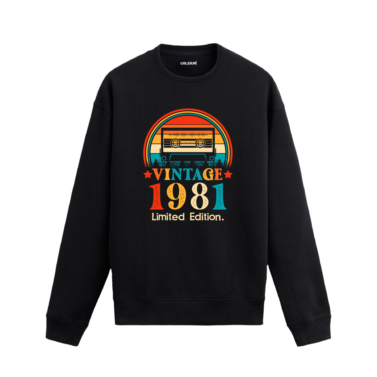 Mixtape Vintage Sweatshirt 1981 Tarihli Tasarım