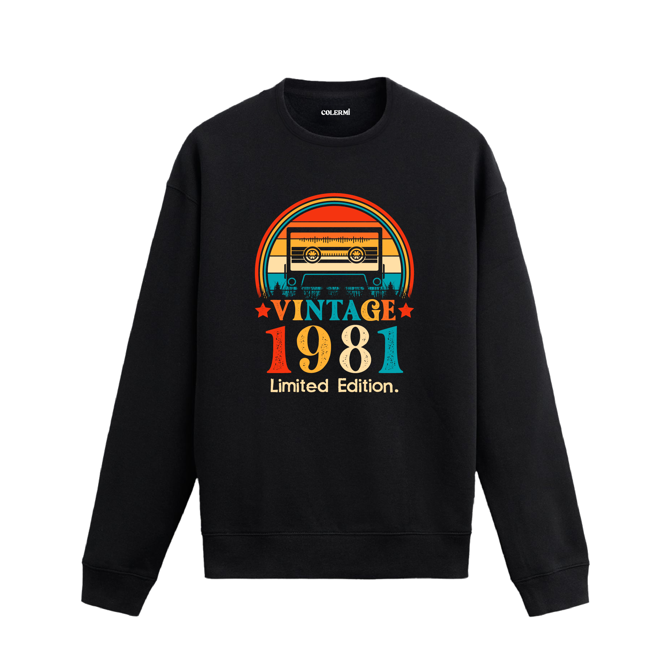 Mixtape Vintage Sweatshirt 1981 Tarihli Tasarım