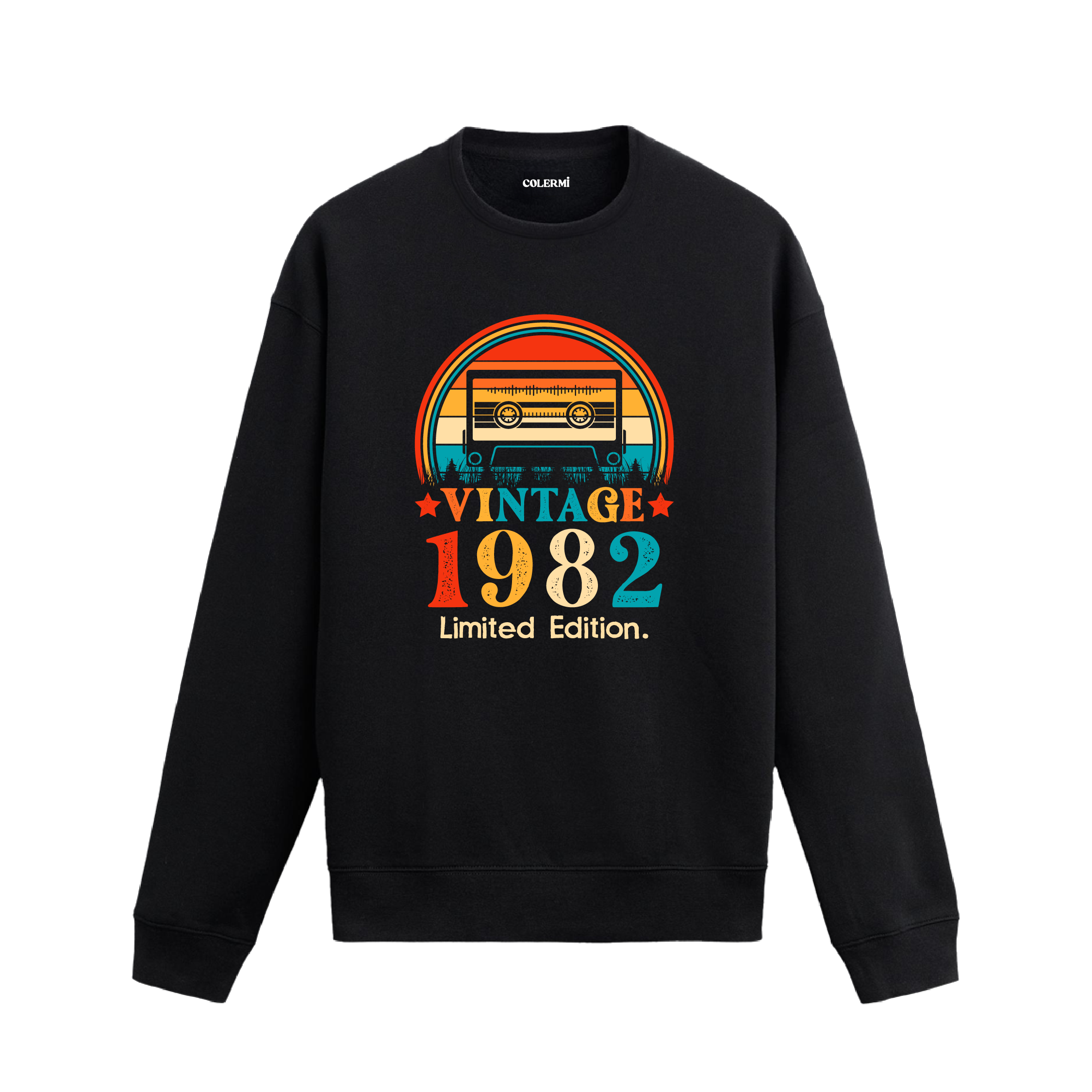Mixtape Vintage Sweatshirt 1982 Tarihli Tasarım