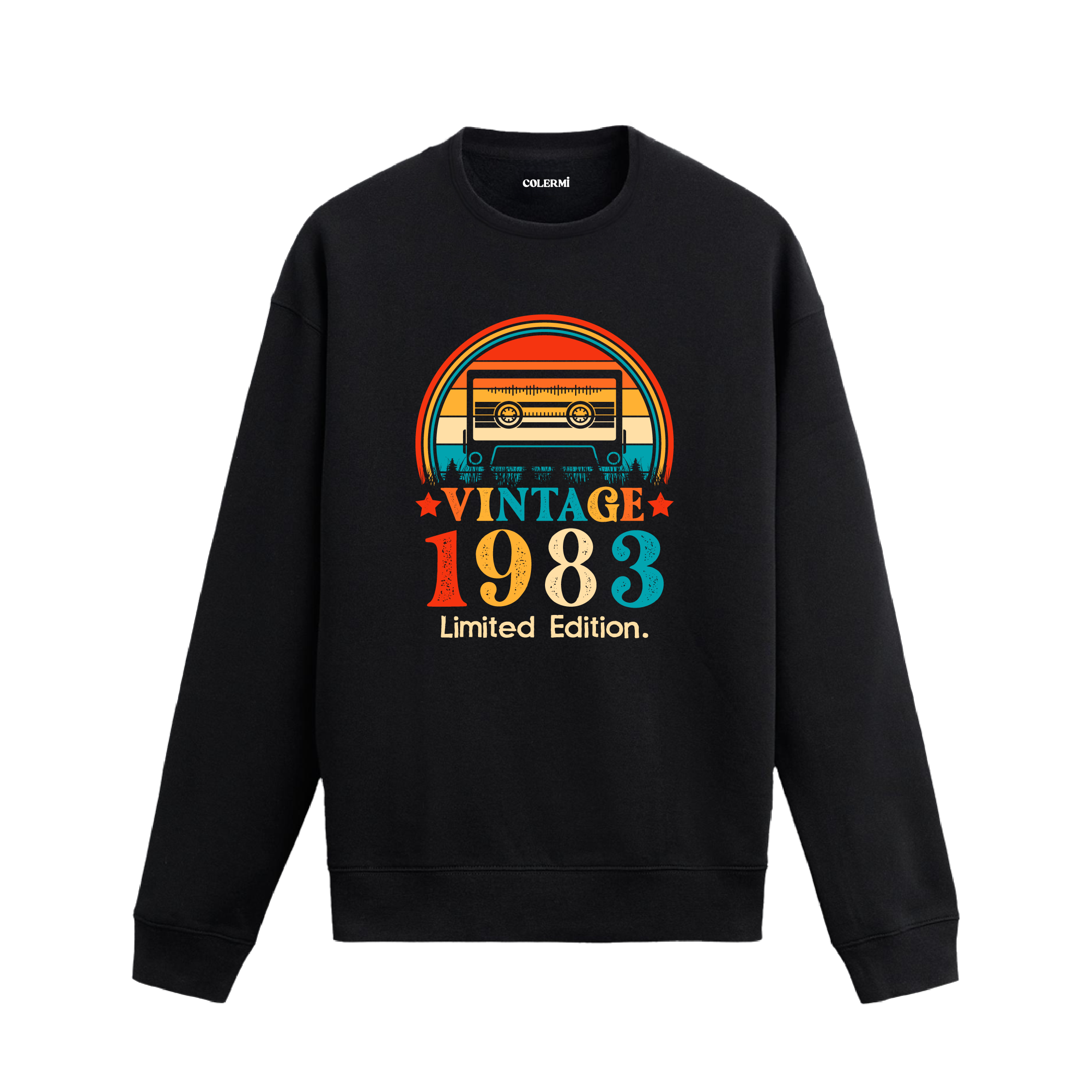 Mixtape Vintage Sweatshirt 1983 Tarihli Tasarım