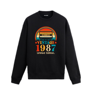Mixtape Vintage Sweatshirt 1987 Tarihli Tasarım