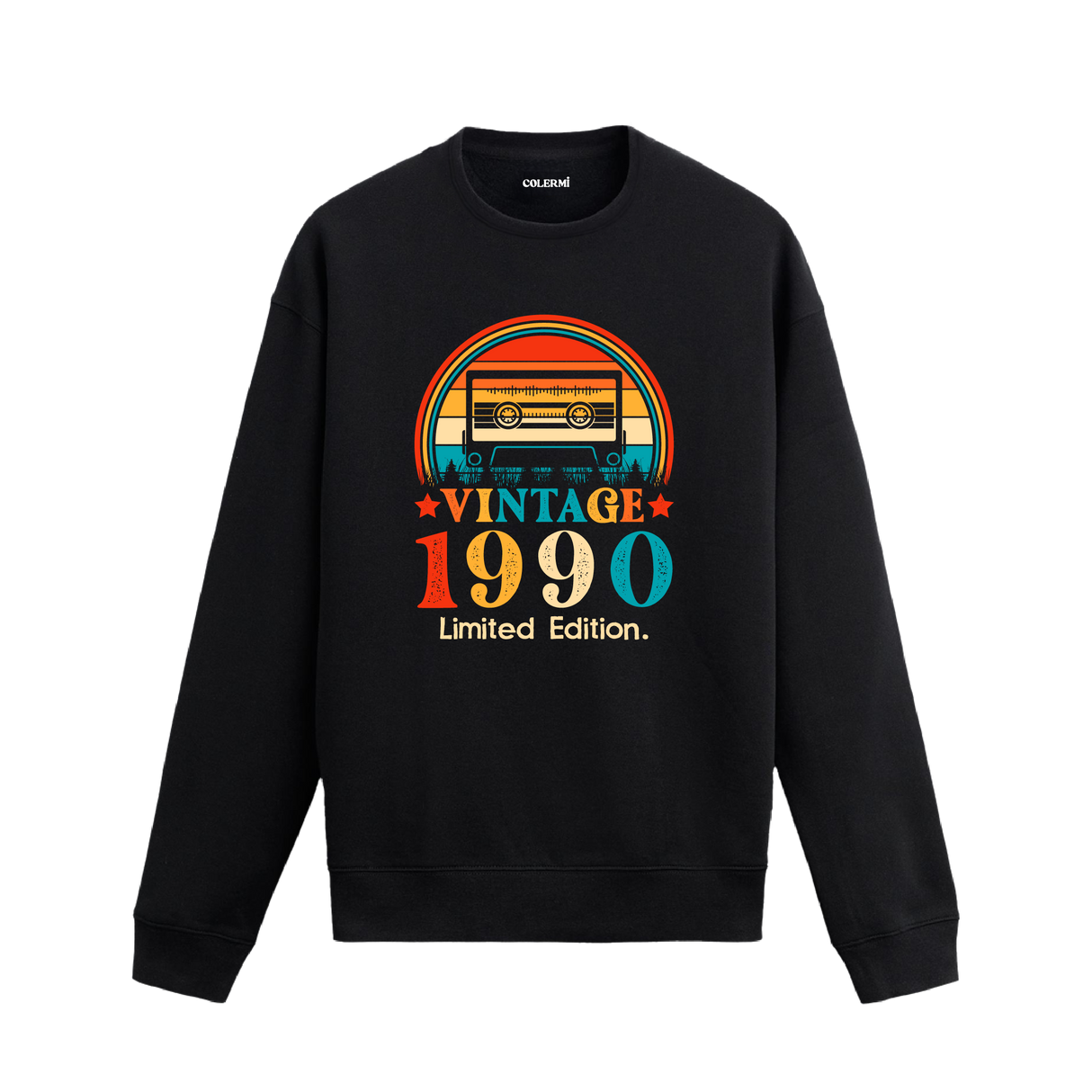 Mixtape Vintage Sweatshirt 1990 Tarihli Tasarım
