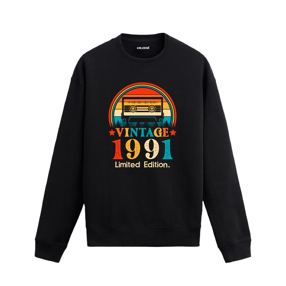 Mixtape Vintage Sweatshirt 1991 Tarihli Tasarım
