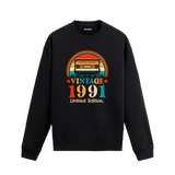 Mixtape Vintage Sweatshirt 1991 Tarihli Tasarım