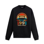Mixtape Vintage Sweatshirt 1991 Tarihli Tasarım