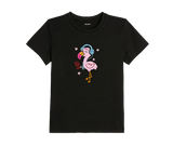 Müzik Sever Flamingo Çocuk T-Shirt