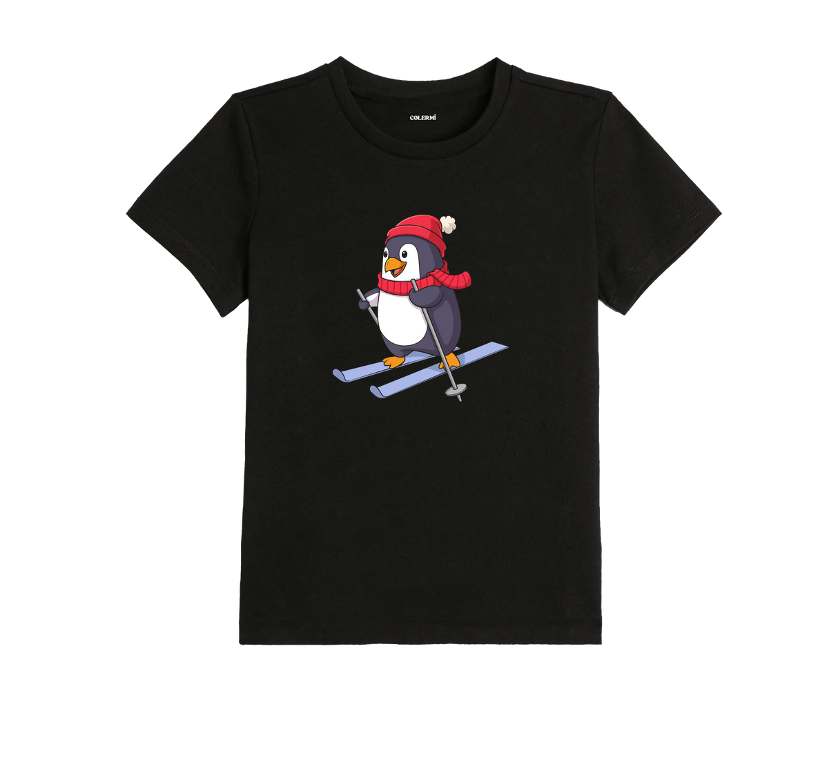 Kayakçı Penguen Çocuk T-Shirt