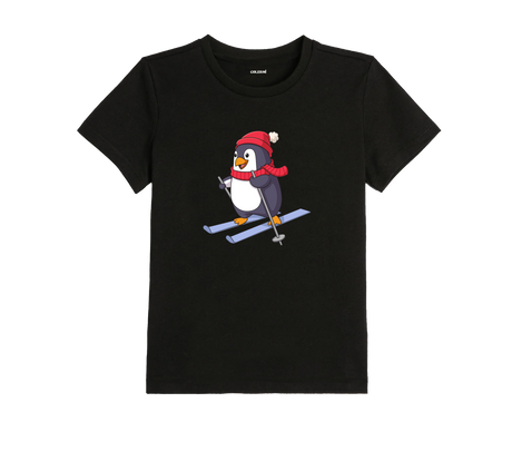 Kayakçı Penguen Çocuk T-Shirt