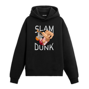 Basket potasına smaç yapan sevimli ayıcık figürlü hoodie tasarımı.