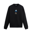 UFO’nun ışınlarıyla üç farklı surat figürünü çektiği uzay temalı Colermi sweatshirt tasarımı.