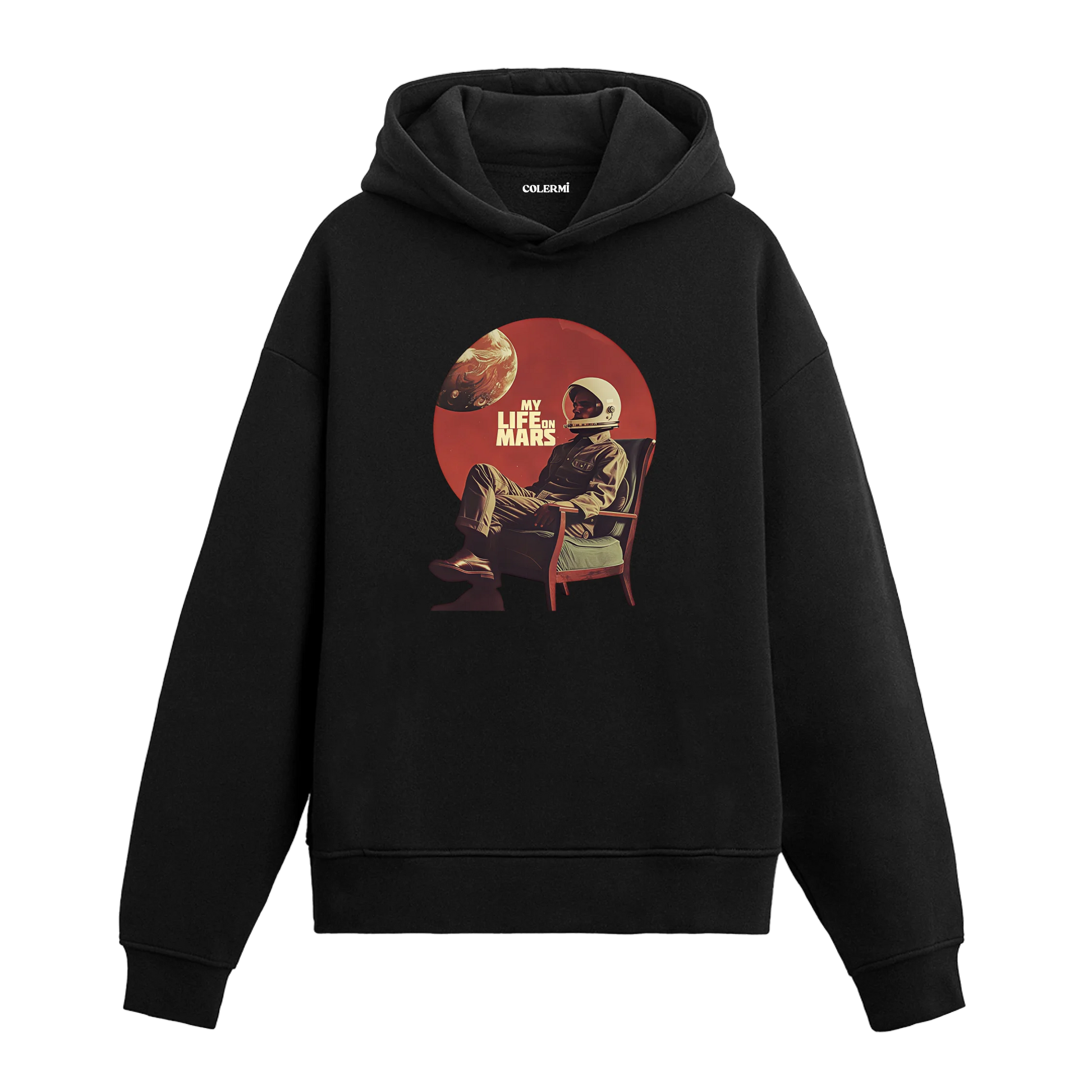 Astronot Tasarımlı Hoodie | Colermi
