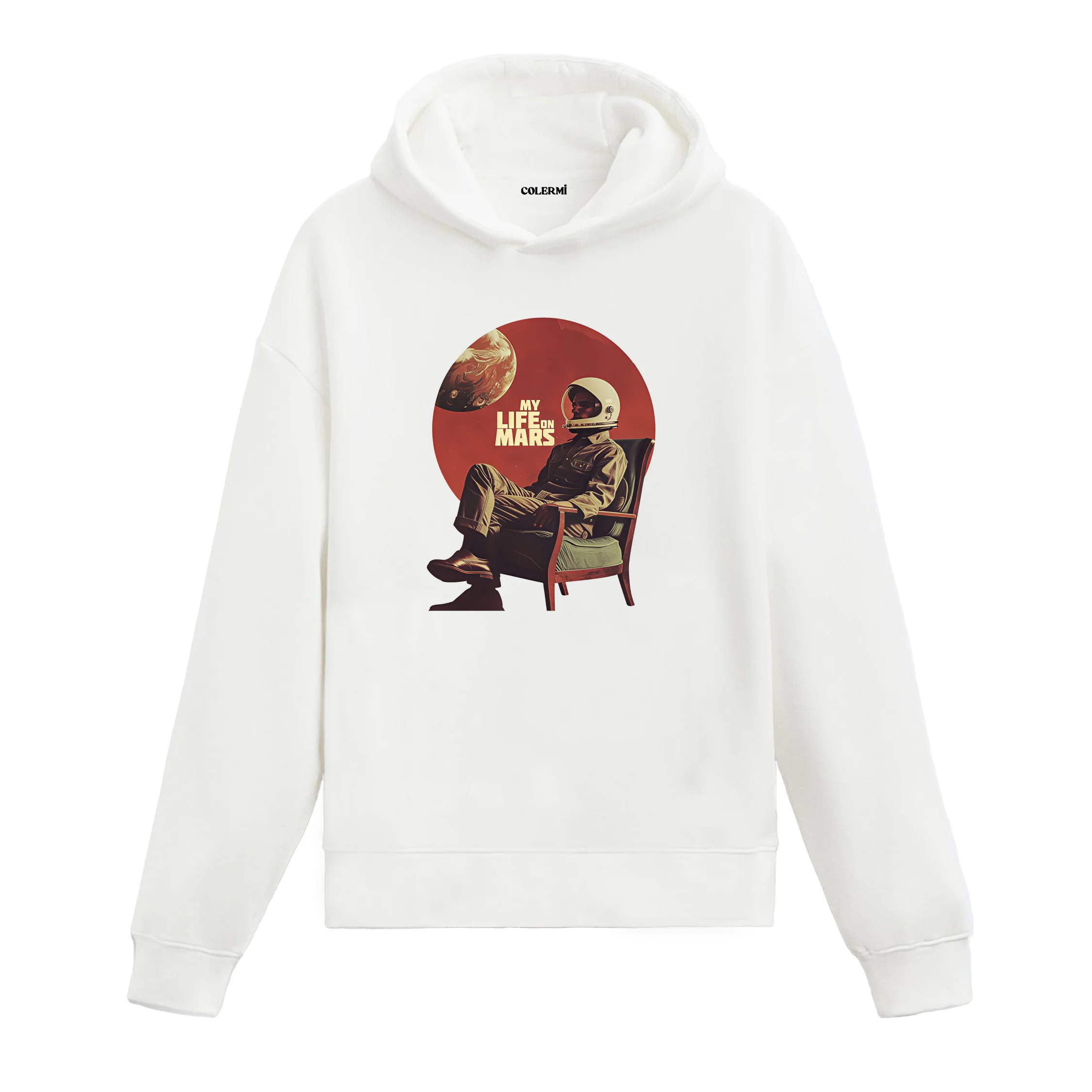 Astronot Tasarımlı Hoodie