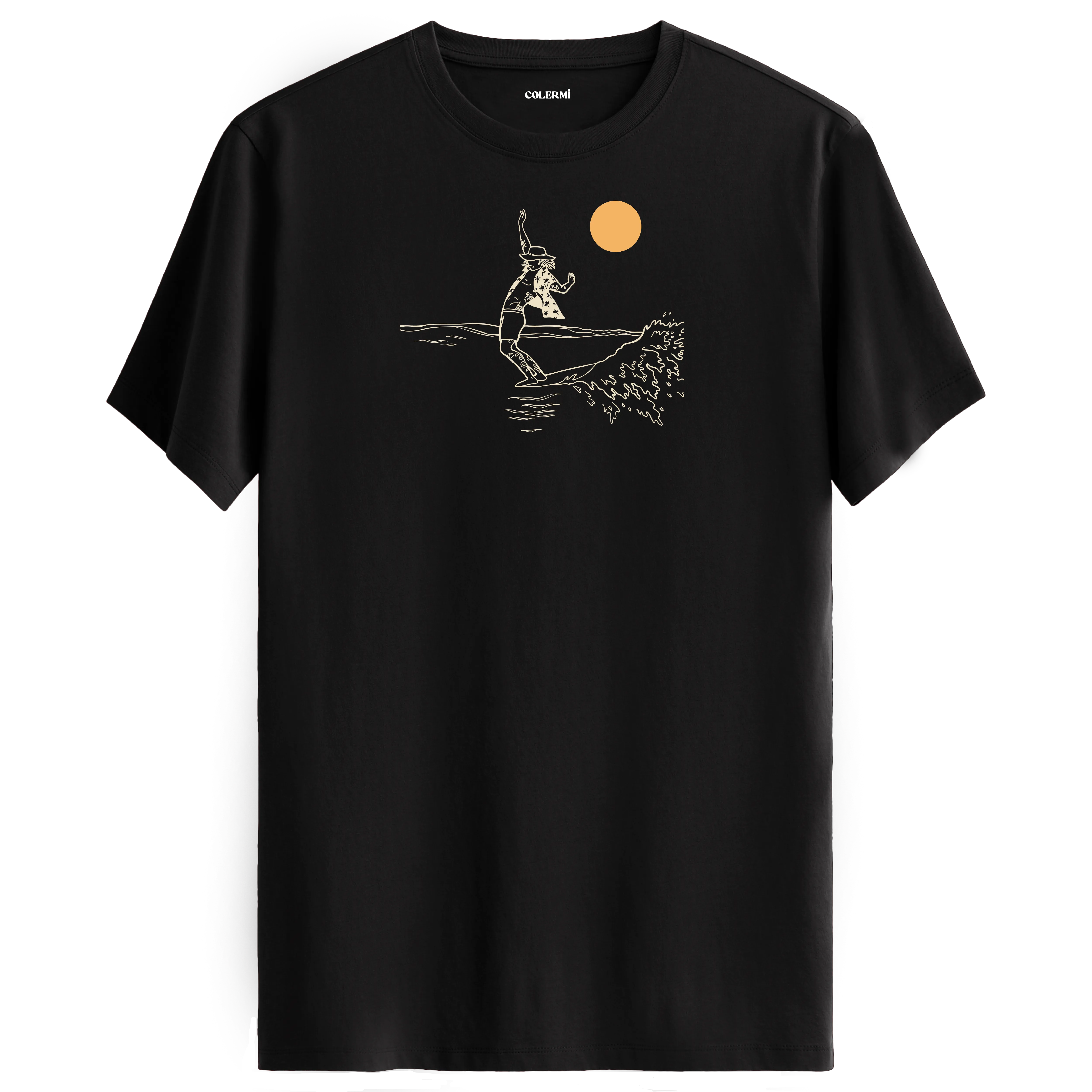 Güneş Altında Surf T-shirt