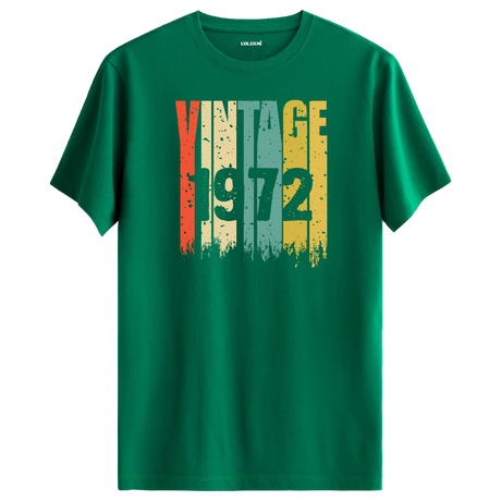 1972’nin klasik tarzını yansıtan vintage t-shirt, nostaljik moda severler için özenle tasarlandı.